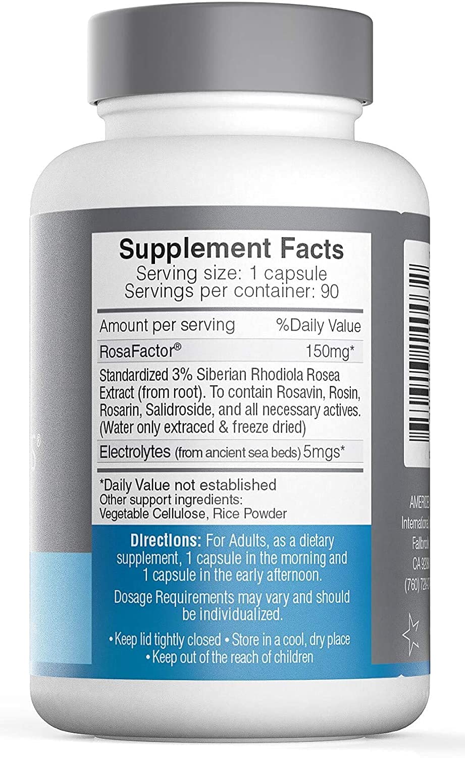 Ameriden International, Inc. Rosavin Plus 180 Capsules