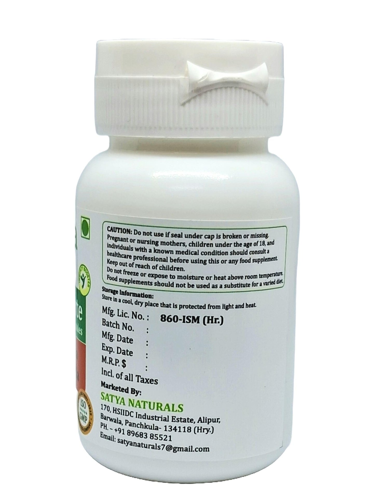 Satya Naturals Bakuchi Forte Capsule 500 mg, 60 Capsules