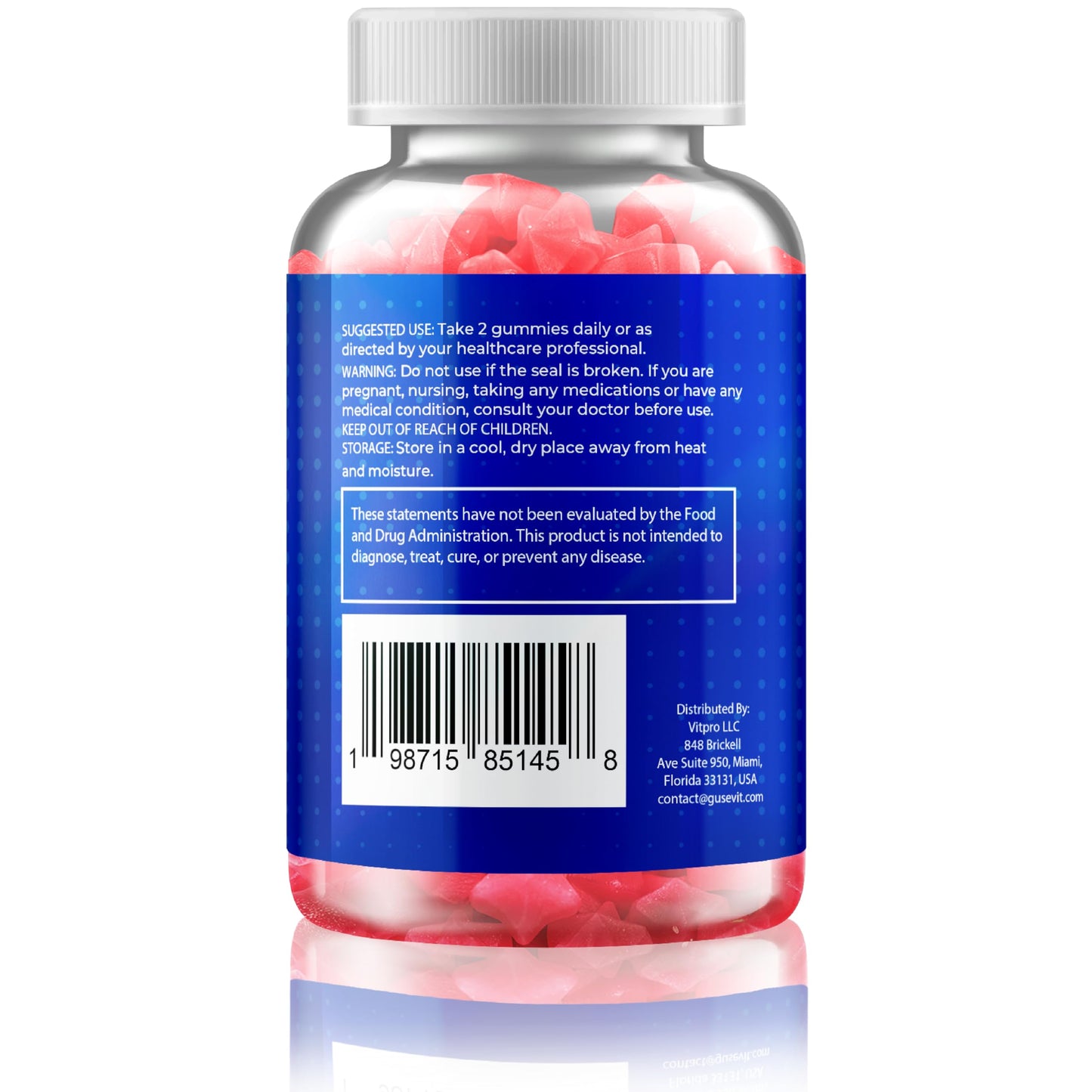 Gusevit Resveratrol Gummies 60 Count