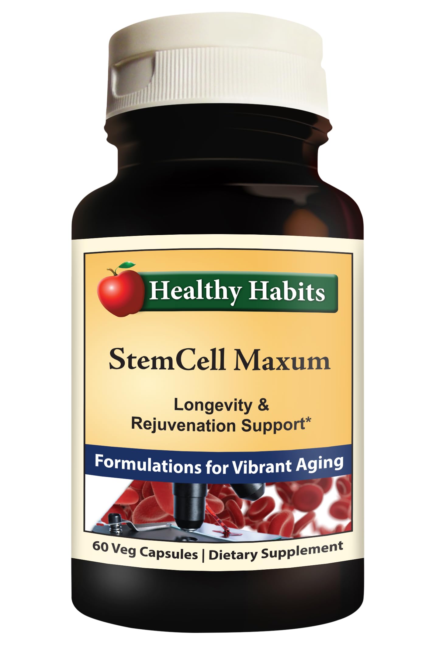 Healthy Habits StemCell Maxum Plant Based Age Defying Support Capsule, 60 Count