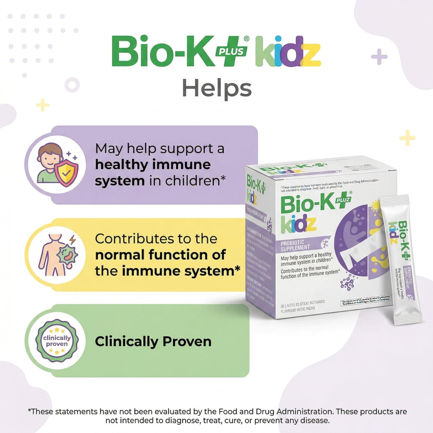 Bio-K Plus Kids Probiotic Powder 28 Packets