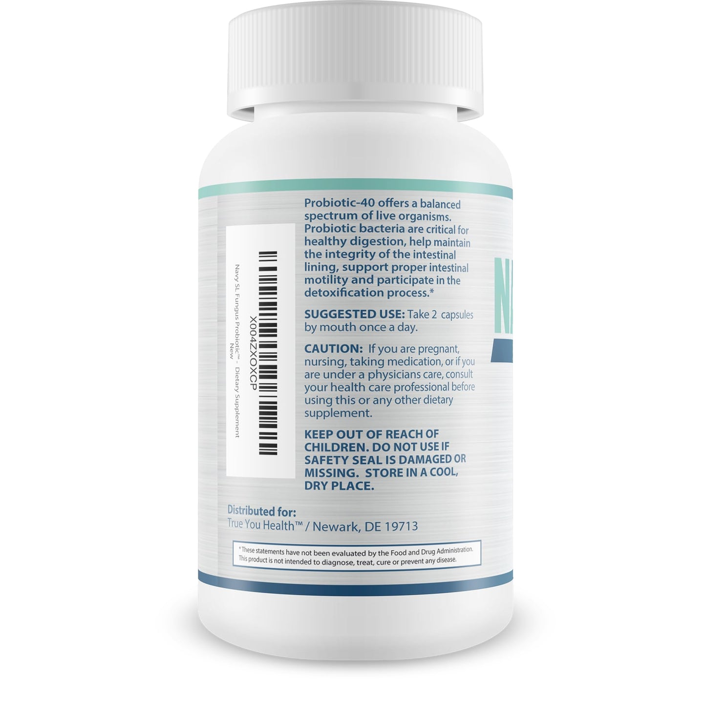 True You Health Navy SL Fungus Probiotic Capsule 60 Count