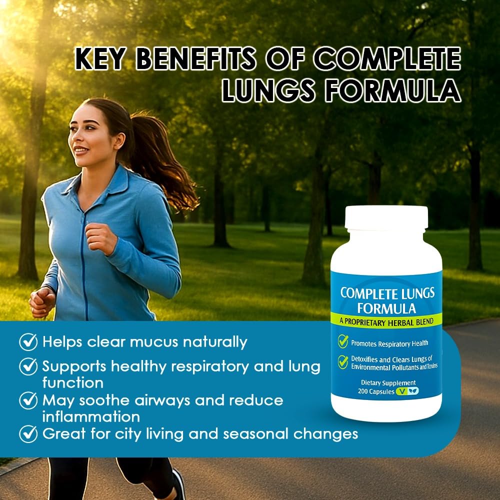 NCB NCB TECHNOLOGY Complete Lungs Formula Capsules, 200 Capsules