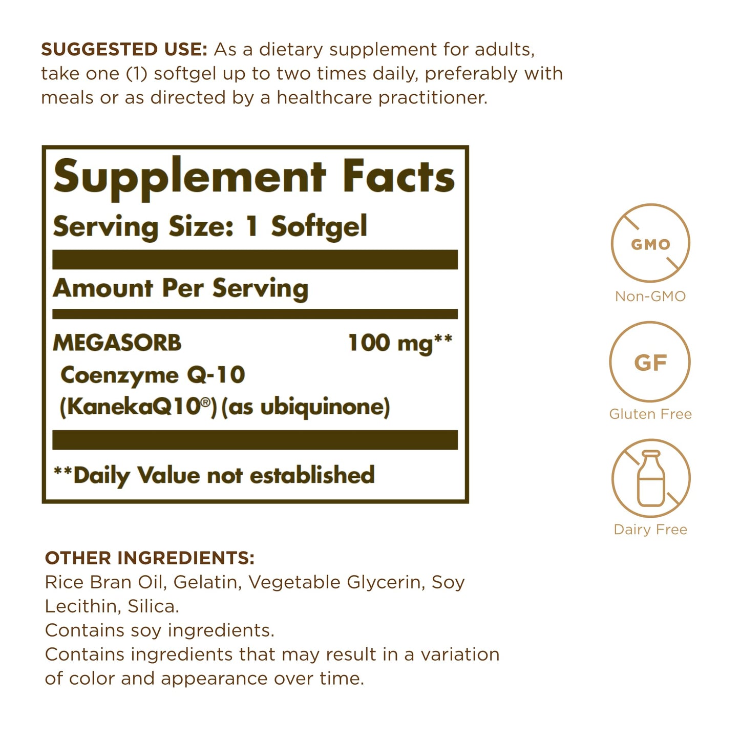 Solgar Megasorb CoQ-10 100 mg Softgels 30