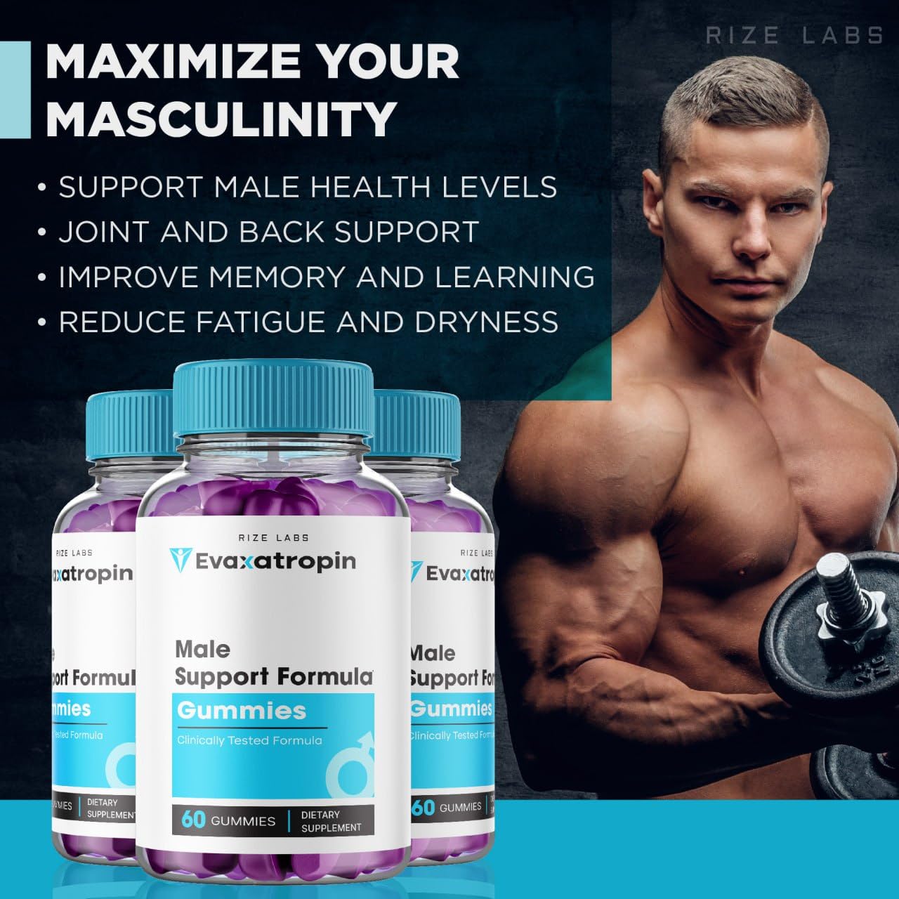 Rize Labs Evaxatropin Gummy 60 Gummies