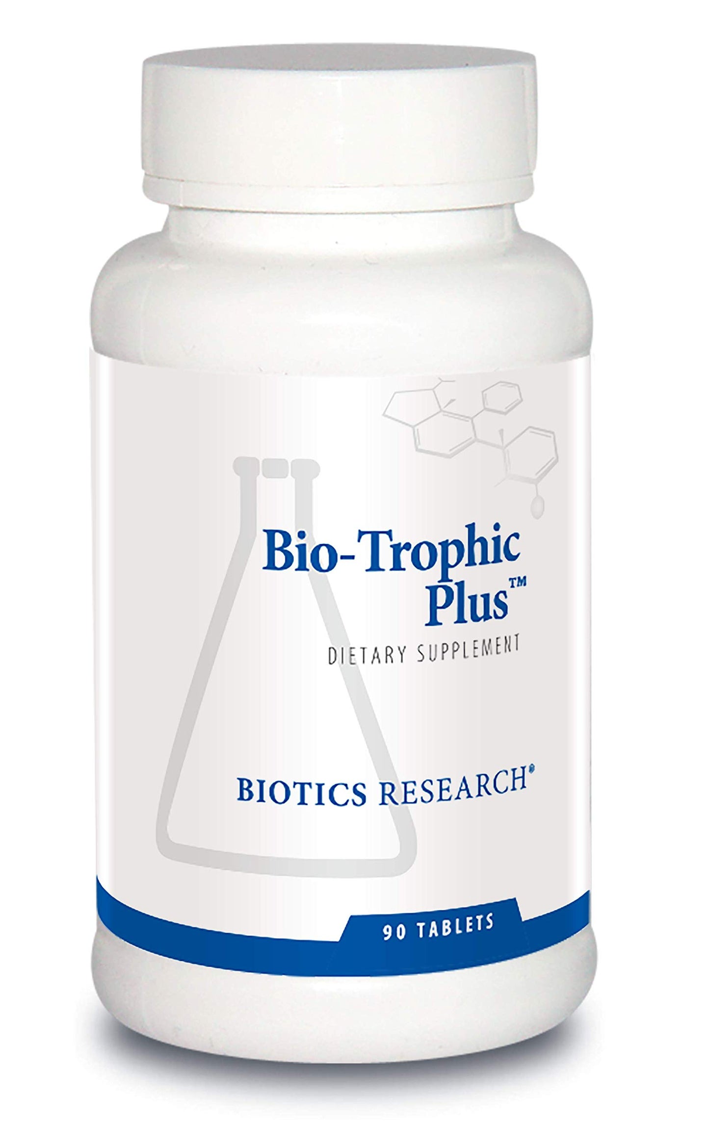 Biotics Research Bio Trophic Plus Food Form Comprehensive Multivitamin Mineral, Glandular Support, Organic Beet Concentrate, Citrus Bioflavonoids, SOD, Catalase, 90 Tablets