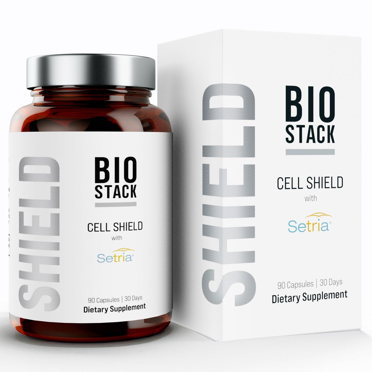 BIOSTACK Cell Shield with Setria Glutathione 90 Capsules