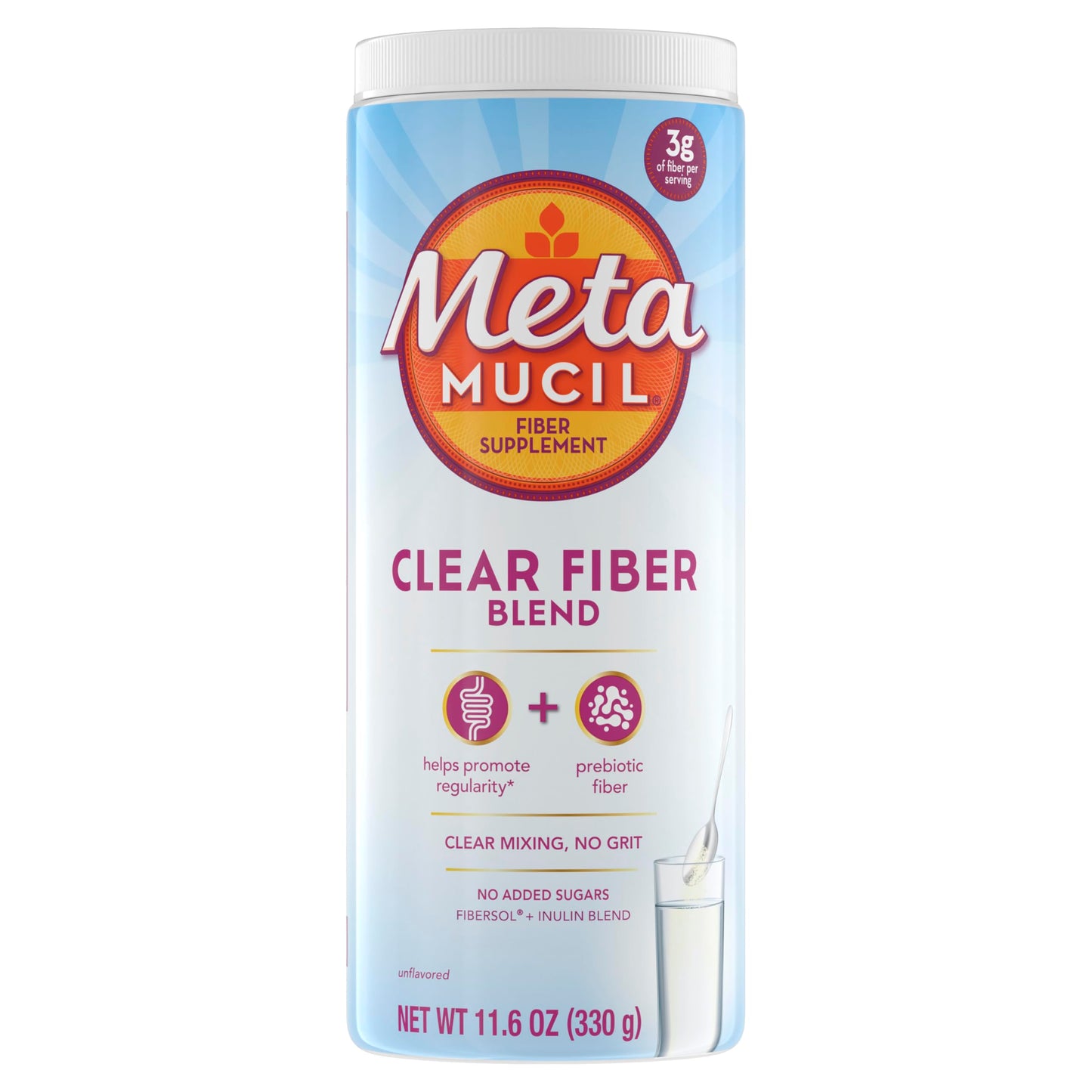 Metamucil Fiber Supplement Powder 11.6 oz