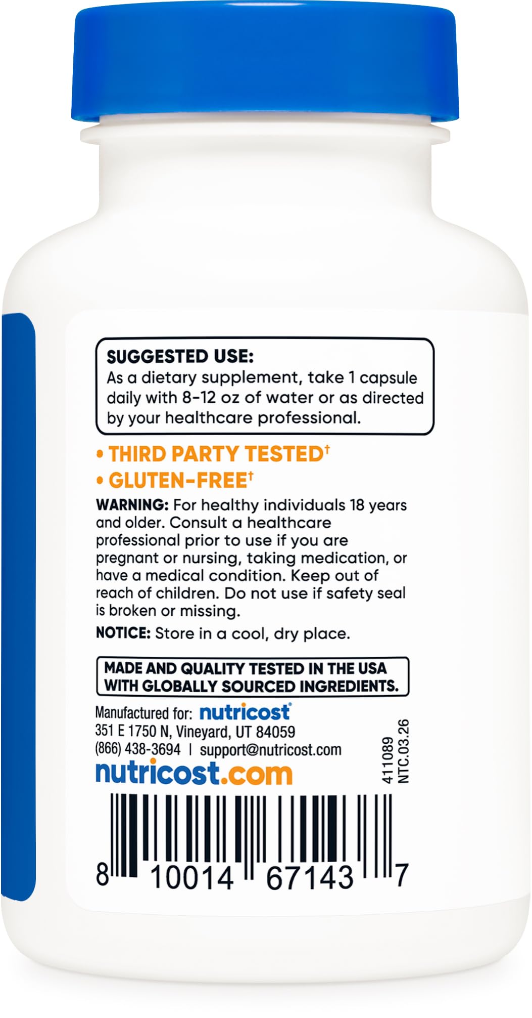 Nutricost Grapefruit Seed Extract Capsules 60 Count