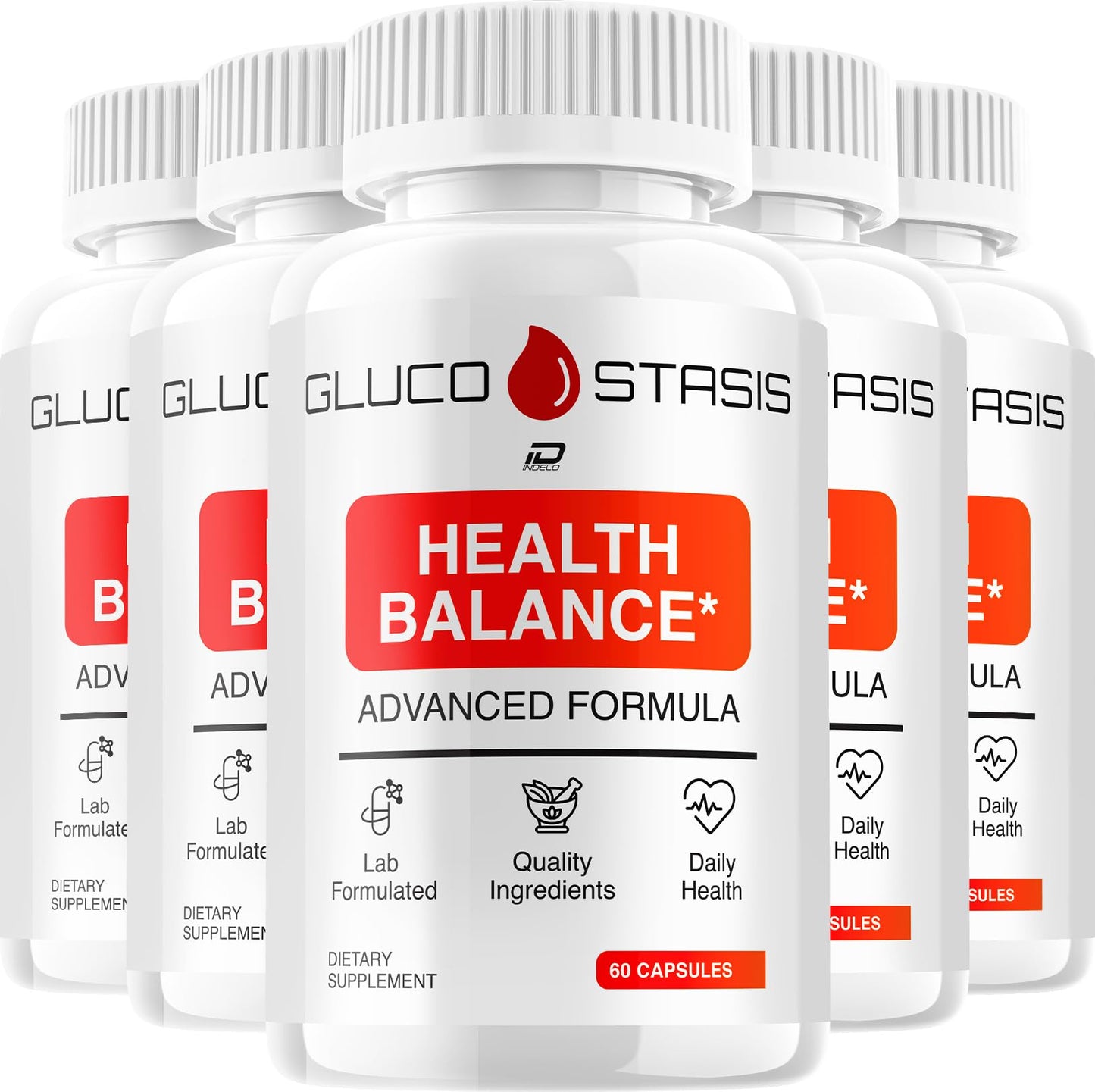 Indelo Gluco Stasis Capsules, 300 Capsules