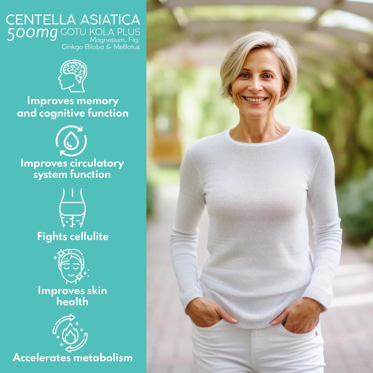 VAL Gotu Kola + Magnesium Citrate & Centella Asiatica Tablet, 60 Tablets