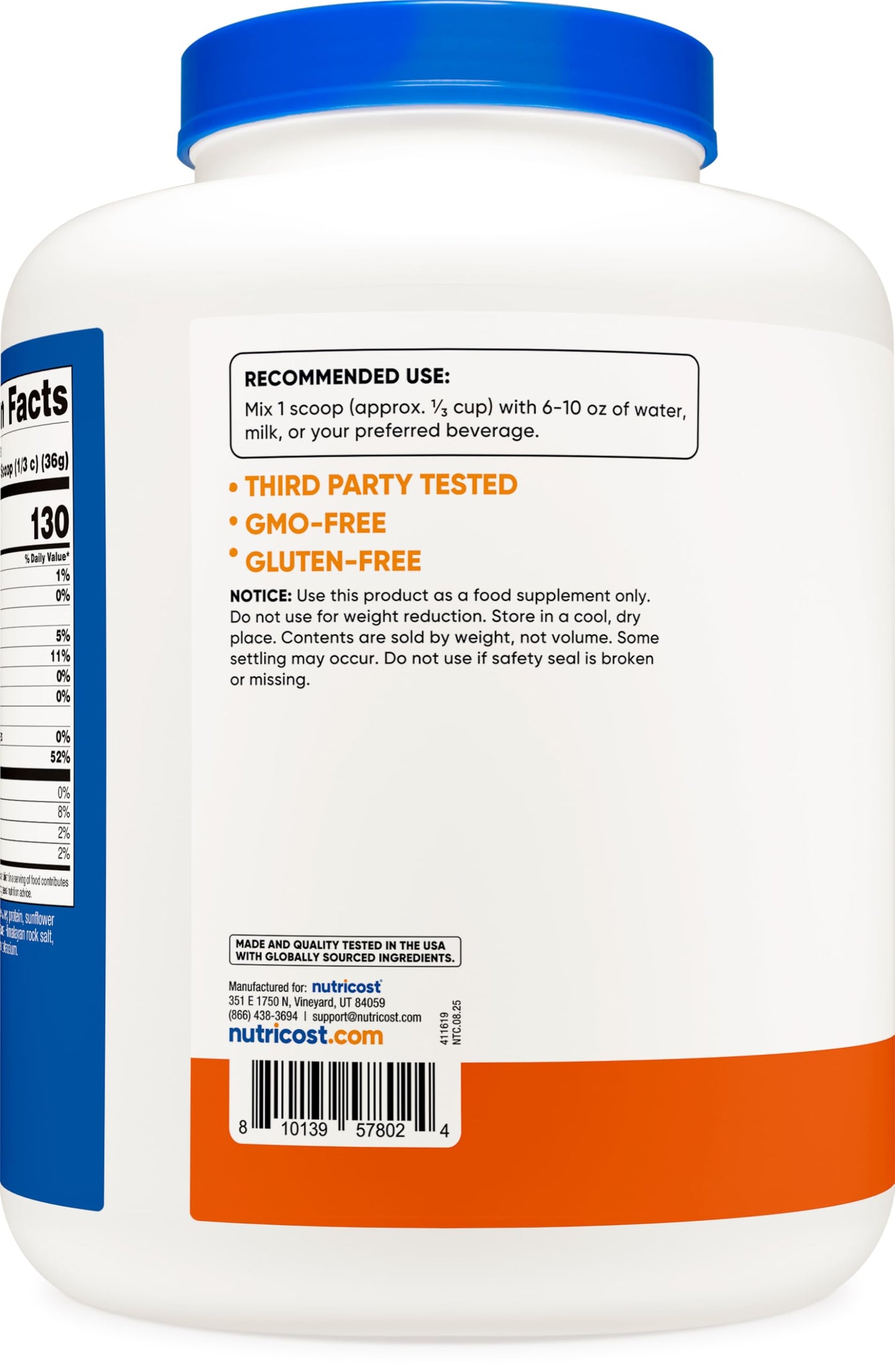 Nutricost Whey Protein Isolate Powder (Pumpkin Spice) 5 lb, 80 Servings