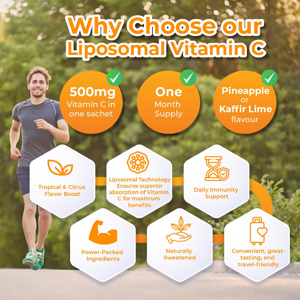 BIONUTRICIA EXTRACT Liposomal Vitamin C Enhanced with Pineapple Extract Powder 3.5 Ounces