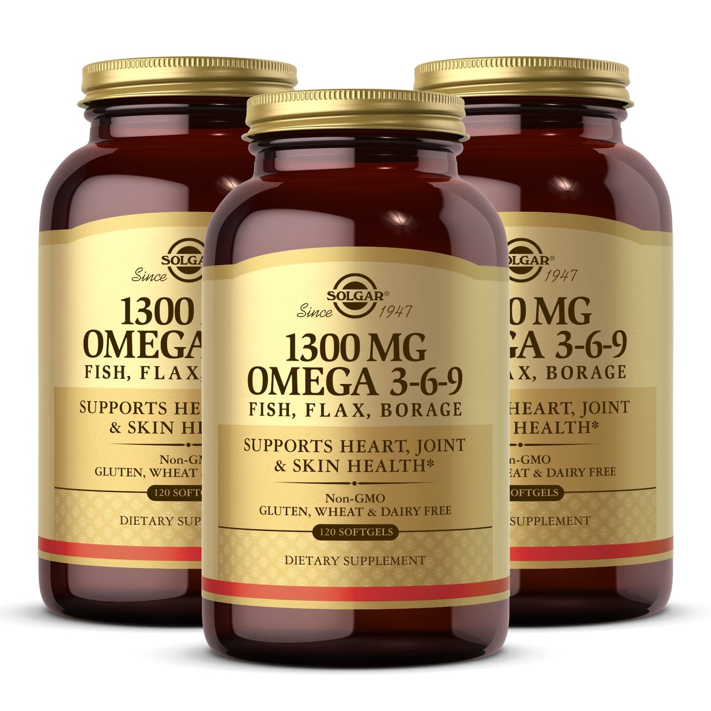 Solgar 1300 mg Omega 3-6-9 Softgels 360
