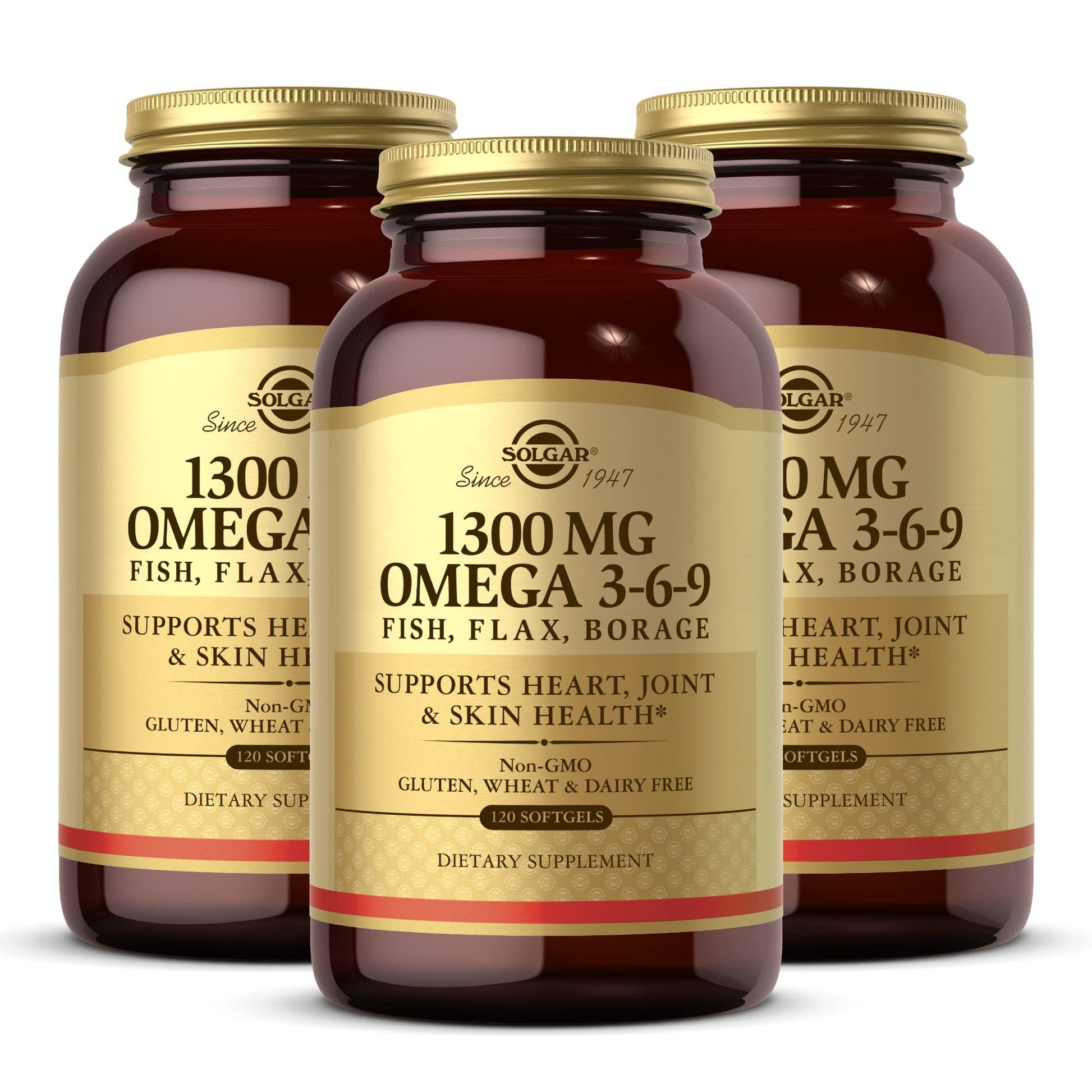 Solgar 1300 mg Omega 3-6-9 Softgels 360
