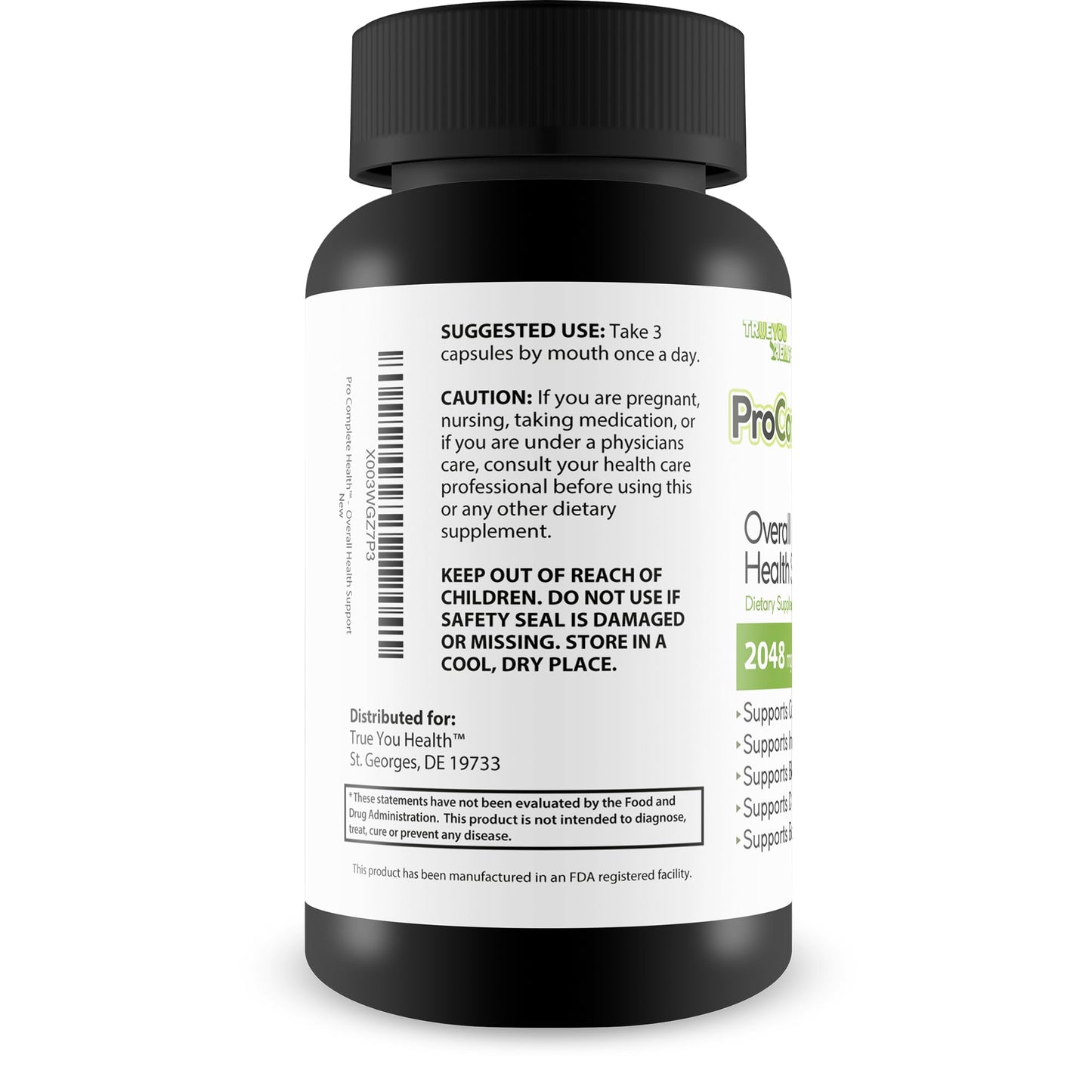 True You Health Pro Complete Health Capsule, 90 Count