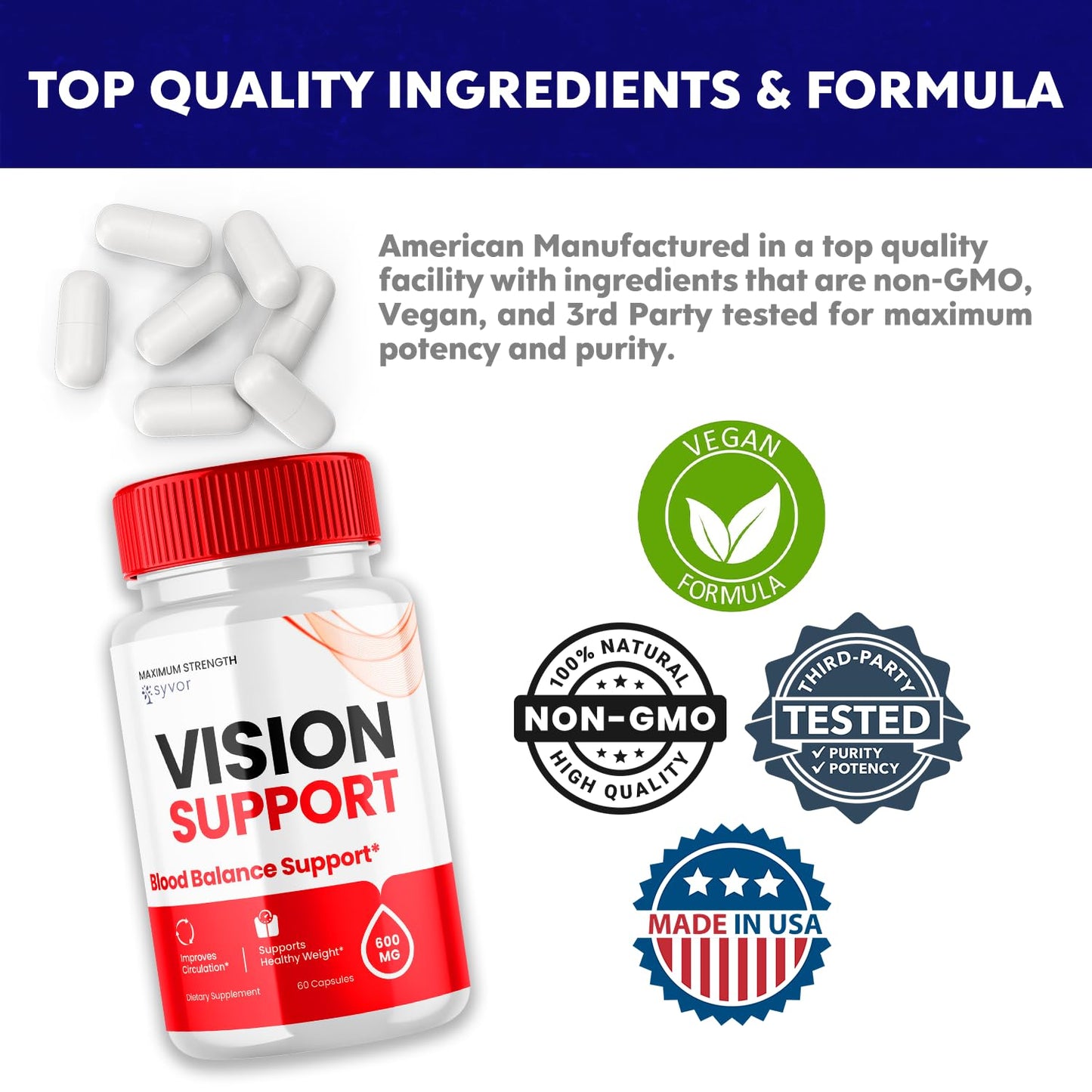 Syvor Vision Support Capsules 30 Capsules