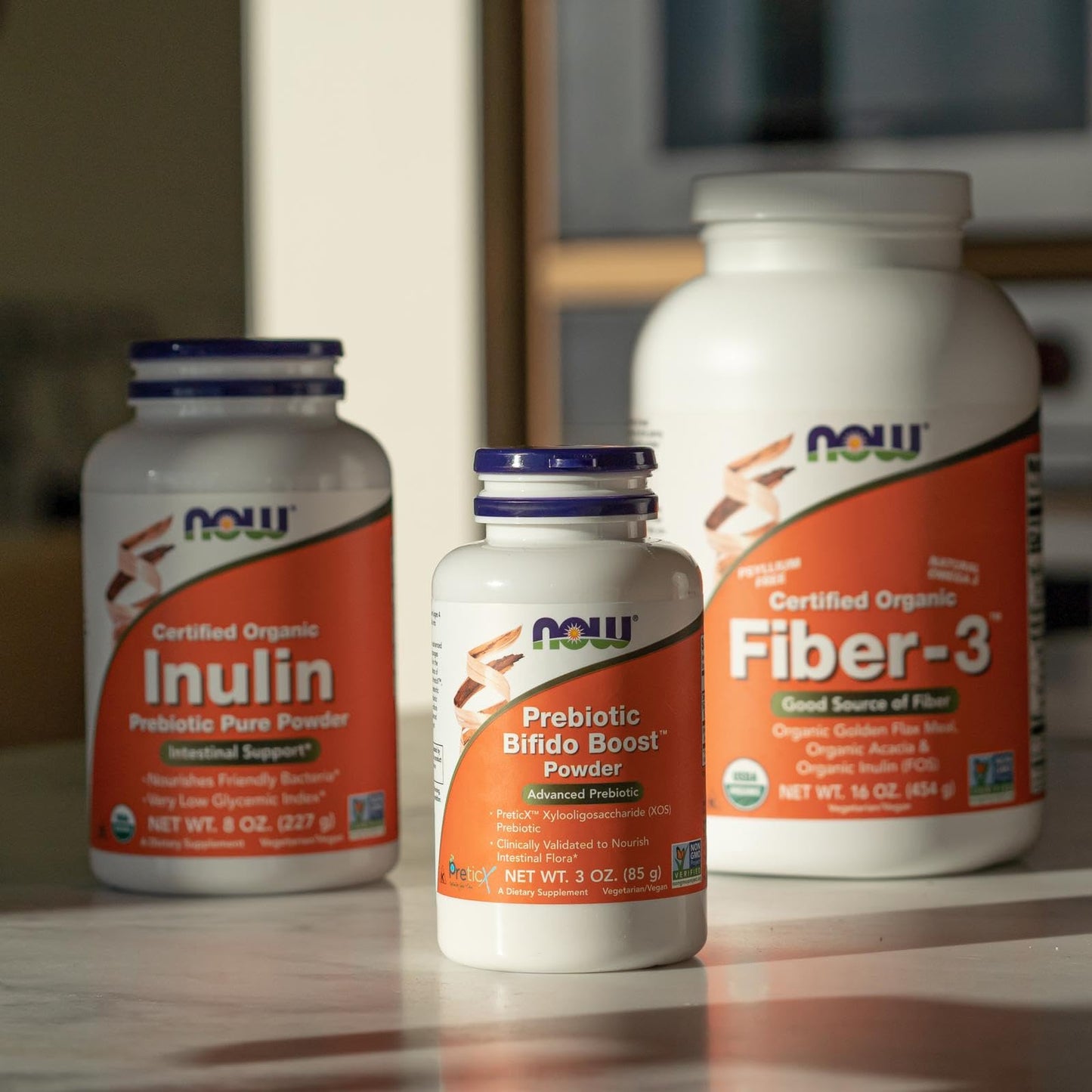 NOW Foods Inulin Prebiotic Powder, 16 oz