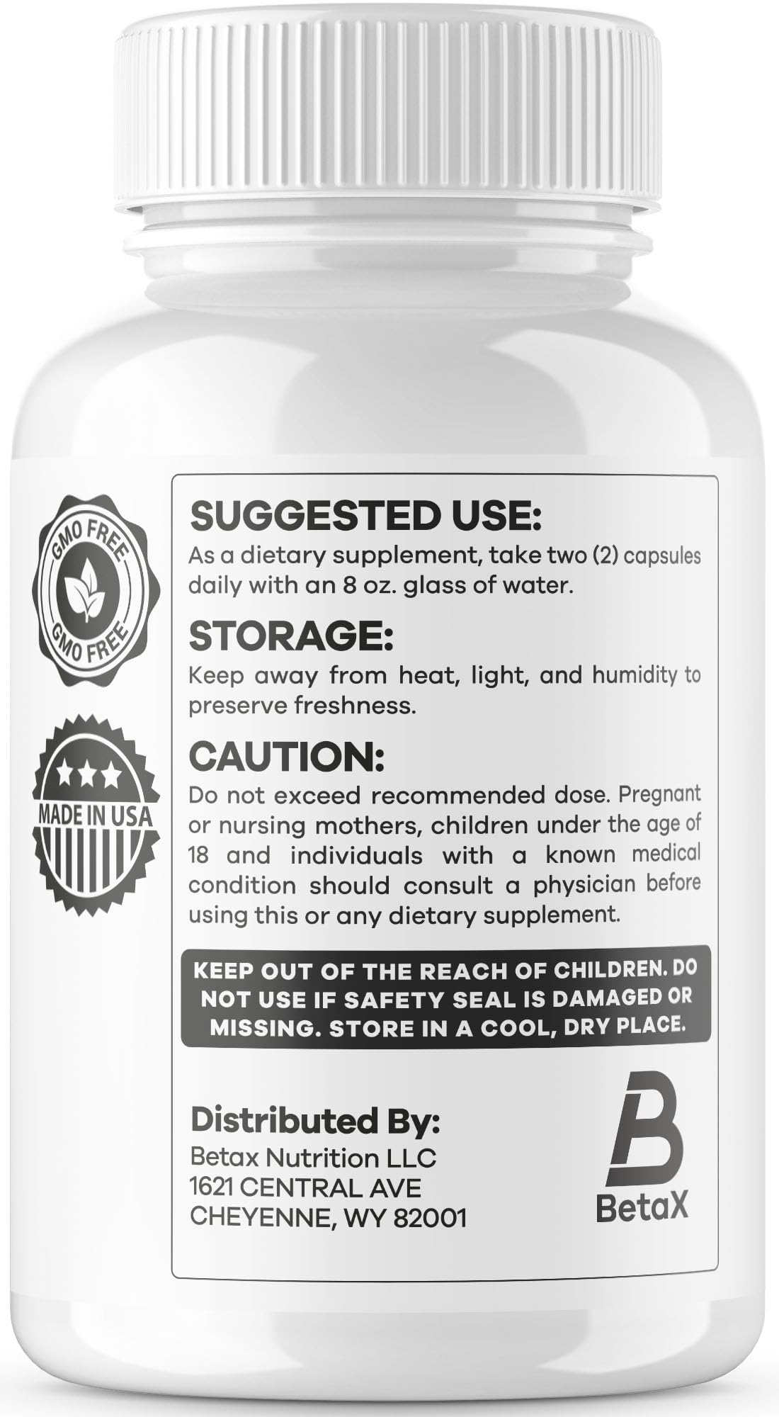 BetaX NeuroMind Pro Capsules 180 Capsules
