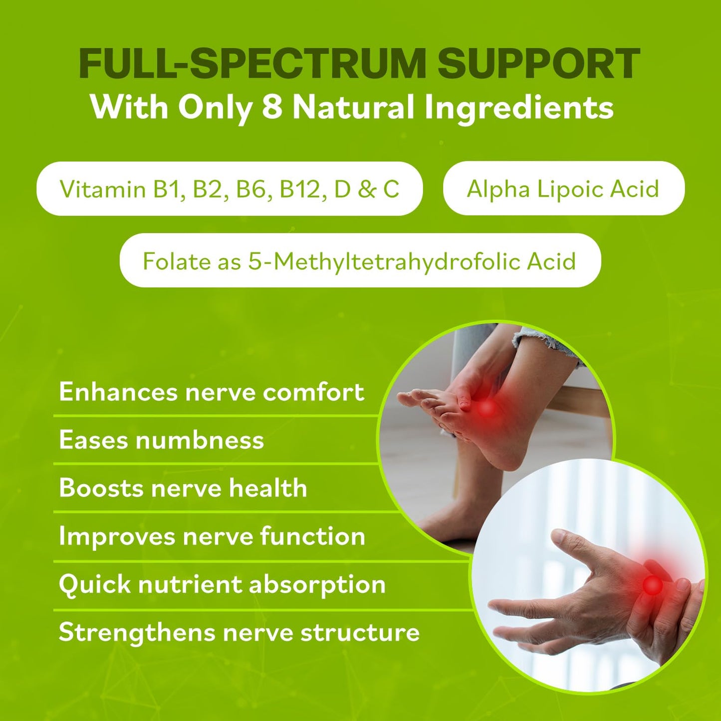 Neuro Health Nerve Support Formula for Neuropathy 120 Capsules