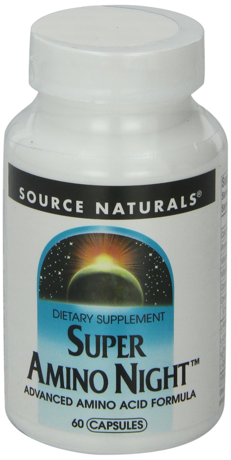 Source Naturals Super Amino Night, 60 Capsules