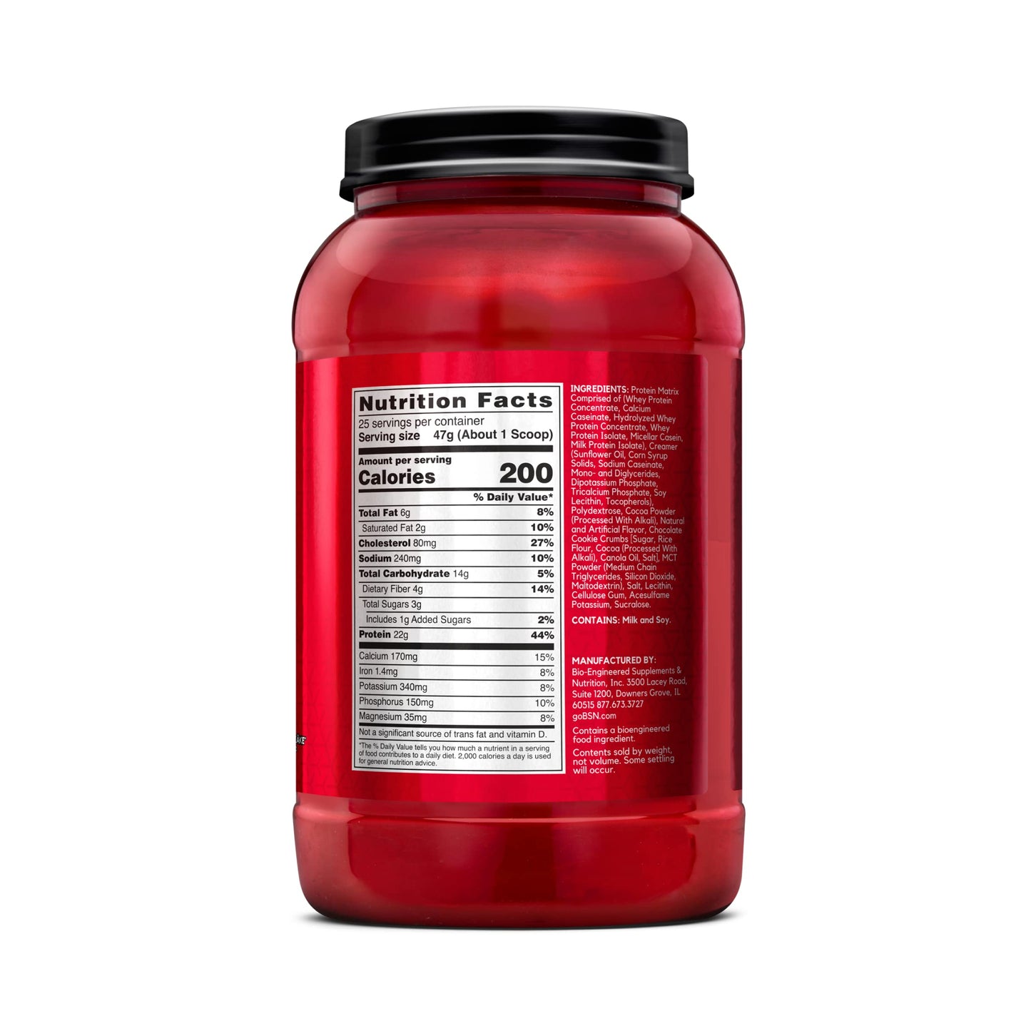 BSN SYNTHA-6 Premium Protein Powder, Germanchökolätekäke, 25 Servings