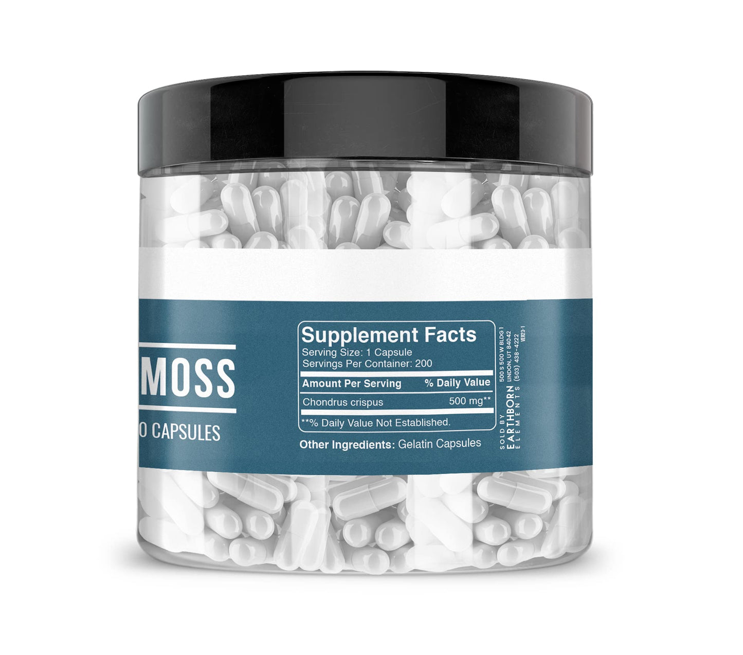 Earthborn Elements Irish Sea Moss Capsules 200 Count