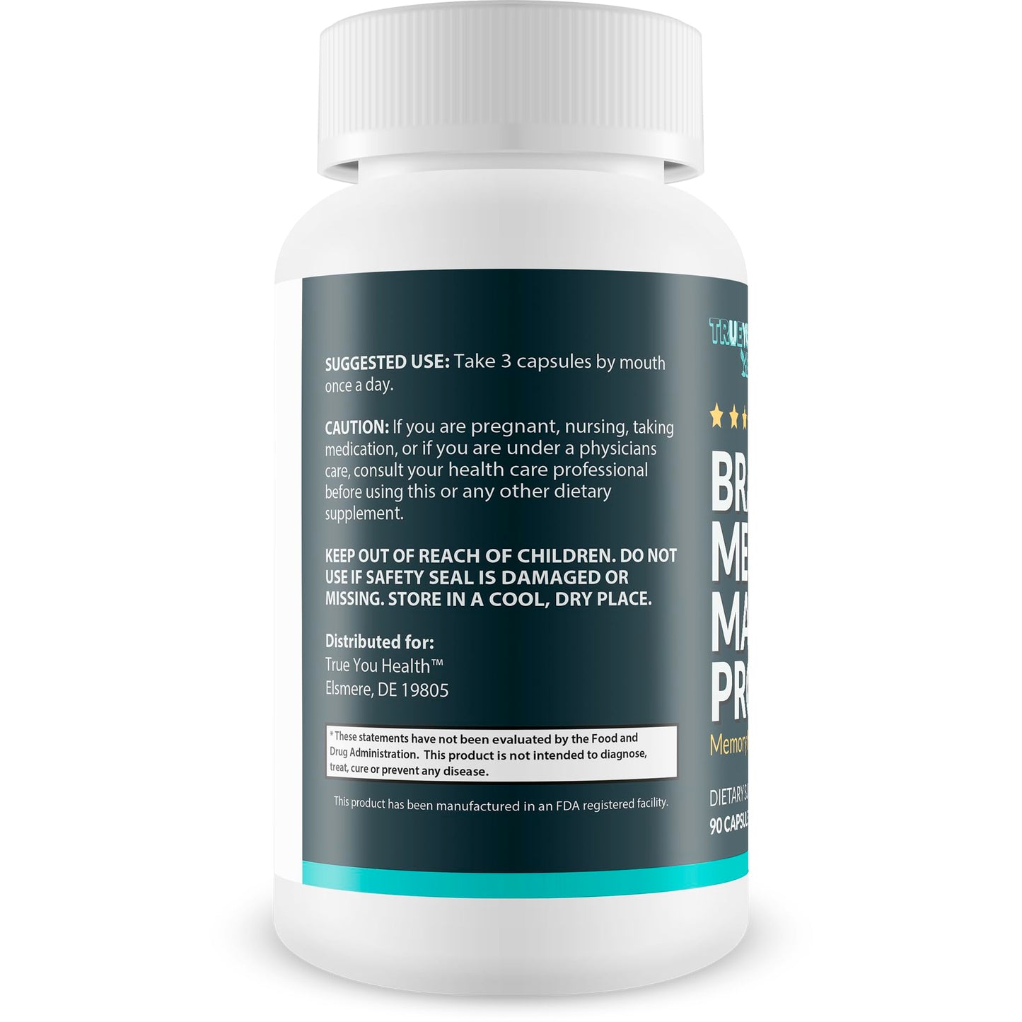 Generic Brain Memo Max Pro Plus Capsule, 90 Count