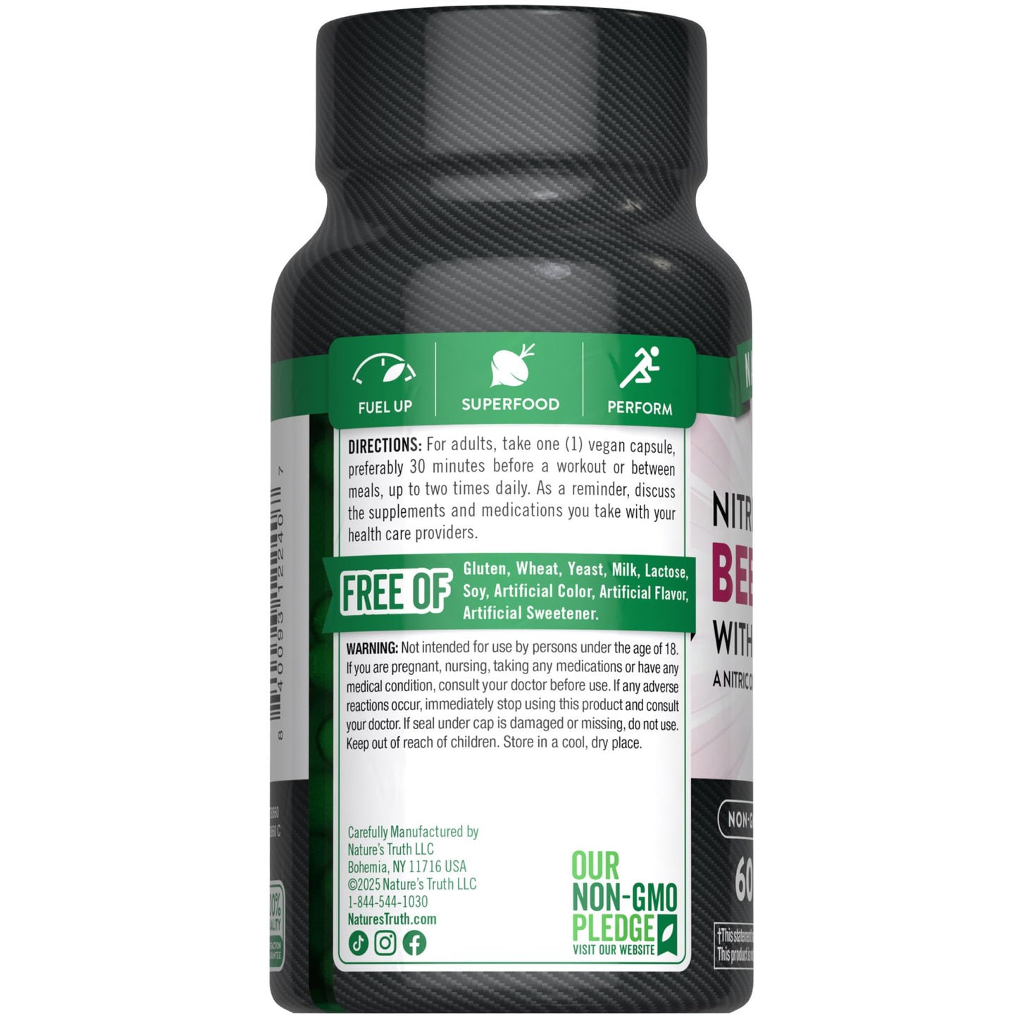 Nature's Truth Beet Root Capsule 60 Count