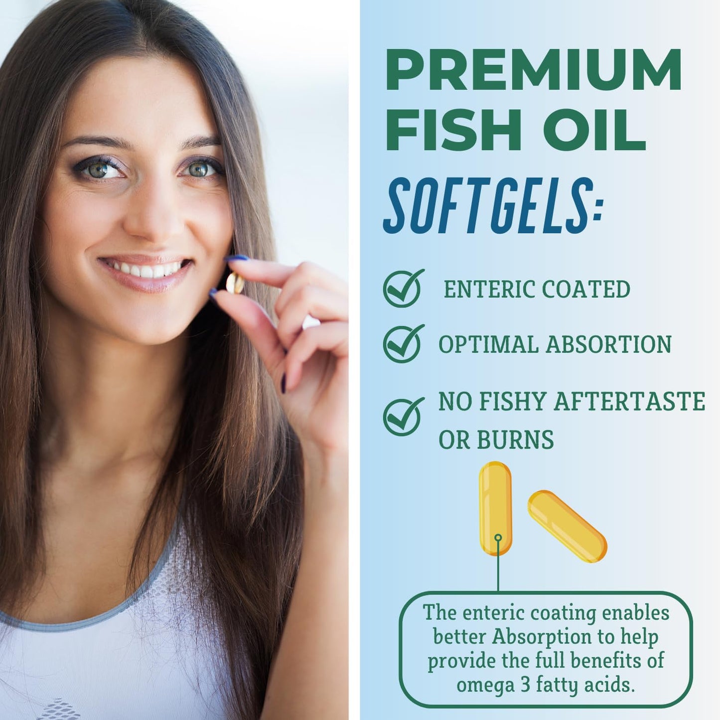 Grow Vitamin OmegaVita Fish Oil Softgel 60 Count