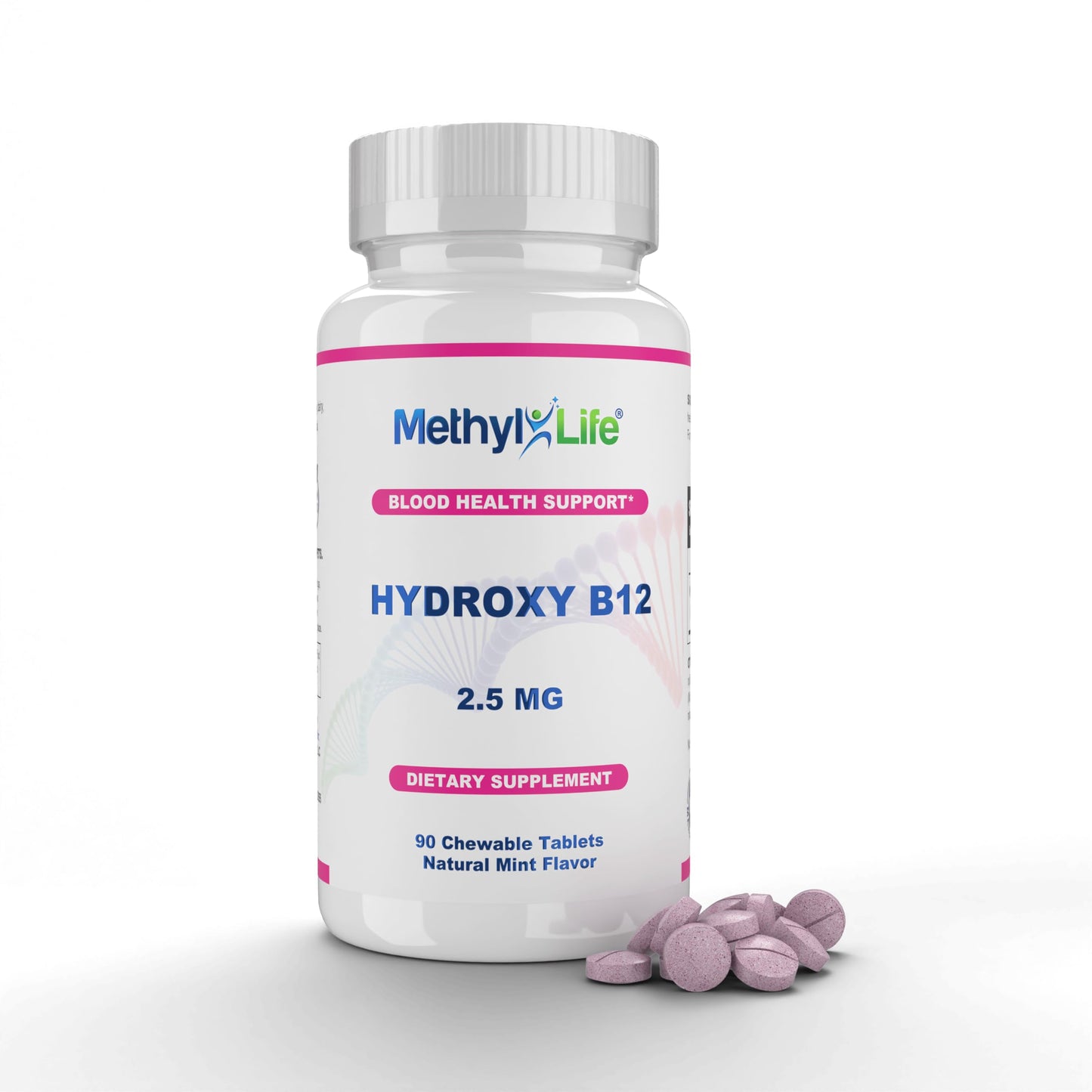 Methyl-Life Hydroxy B12 Sublingual Tablets, 90 Tablets