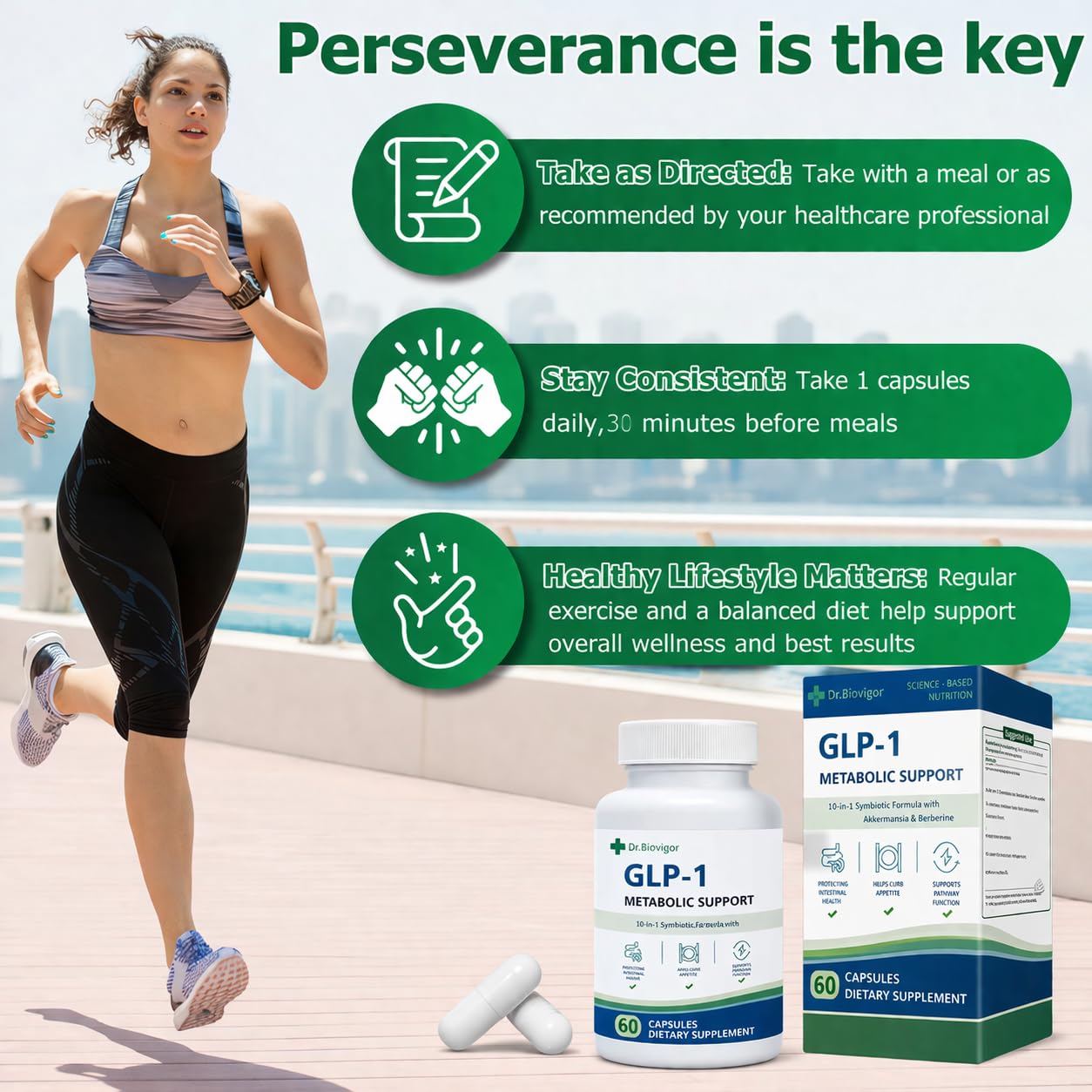 Dr. BioVigor GLP-1 Supplement Capsule 60 Count