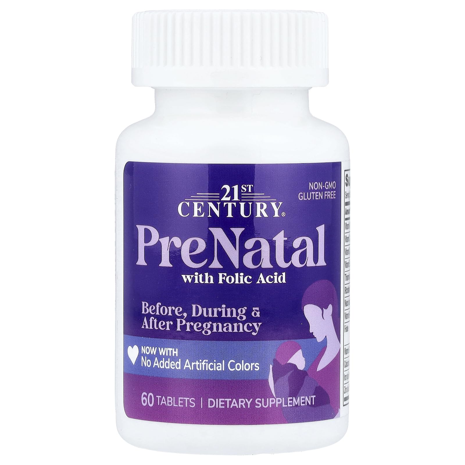 21st Century PreNatal Multivitamin Tabs, 60 Tablets