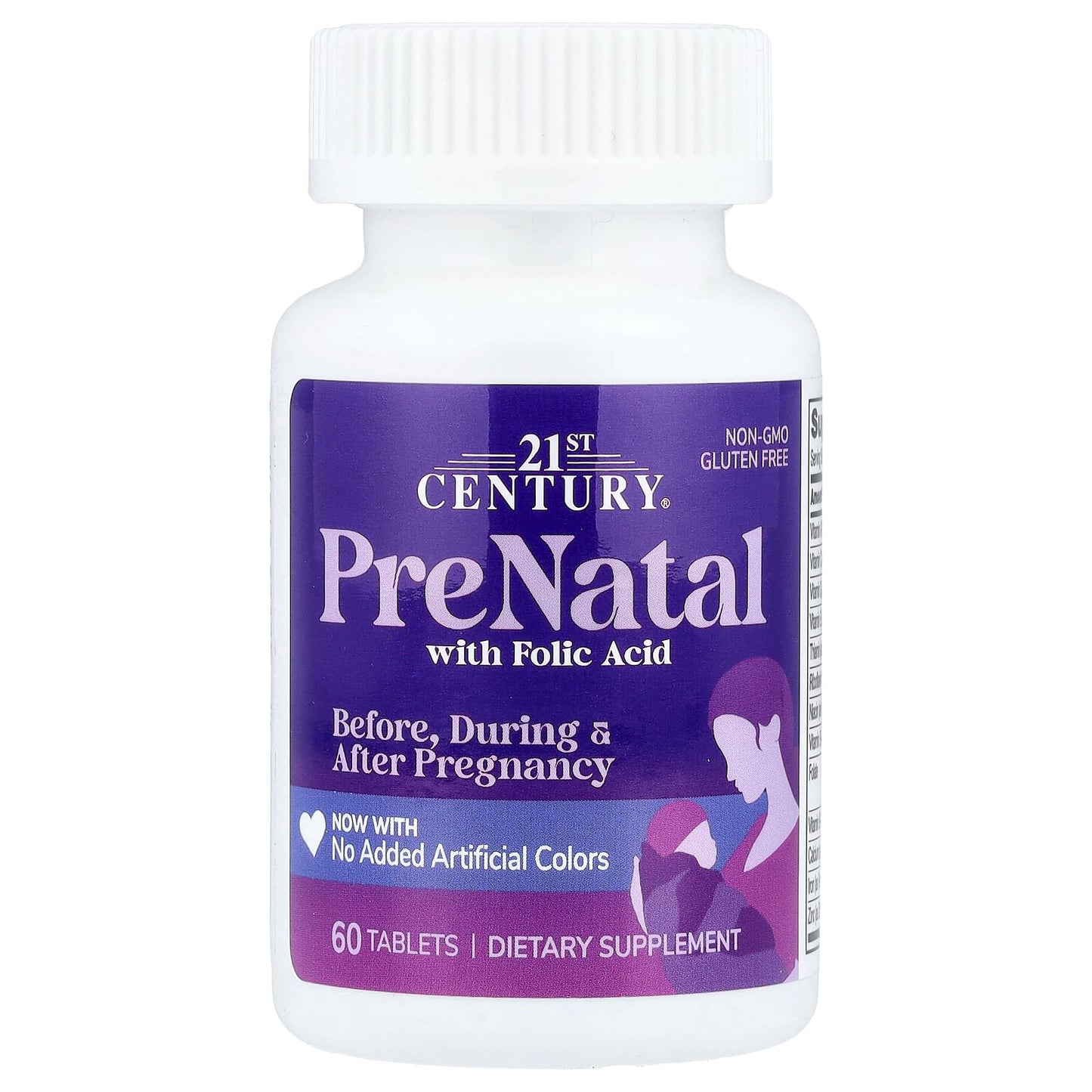 21st Century PreNatal Multivitamin Tabs Tablets, 60 Count