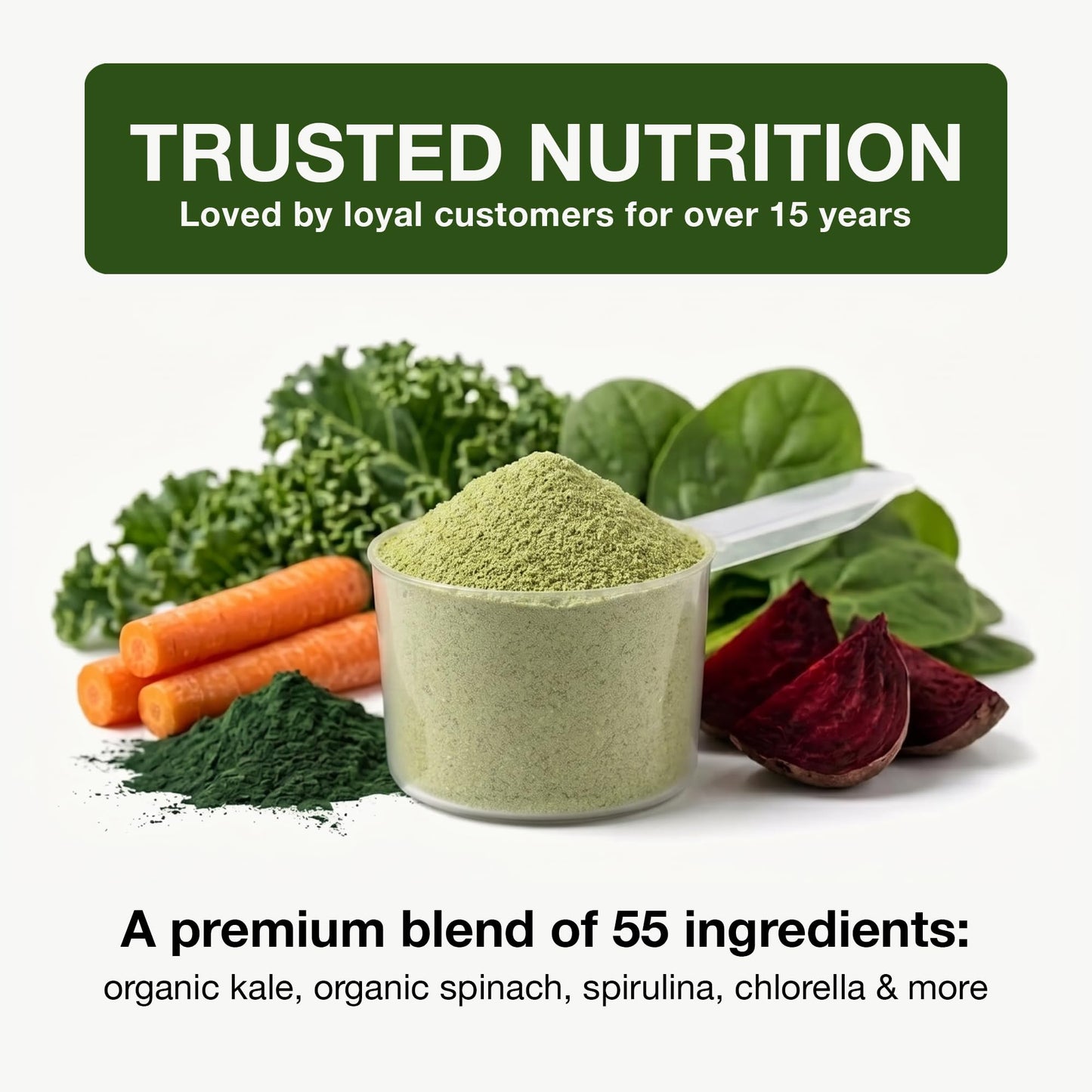 Biopharma Scientific NanoGreens Superfood Greens Powder, 12.7 Ounce (Pack of 1)