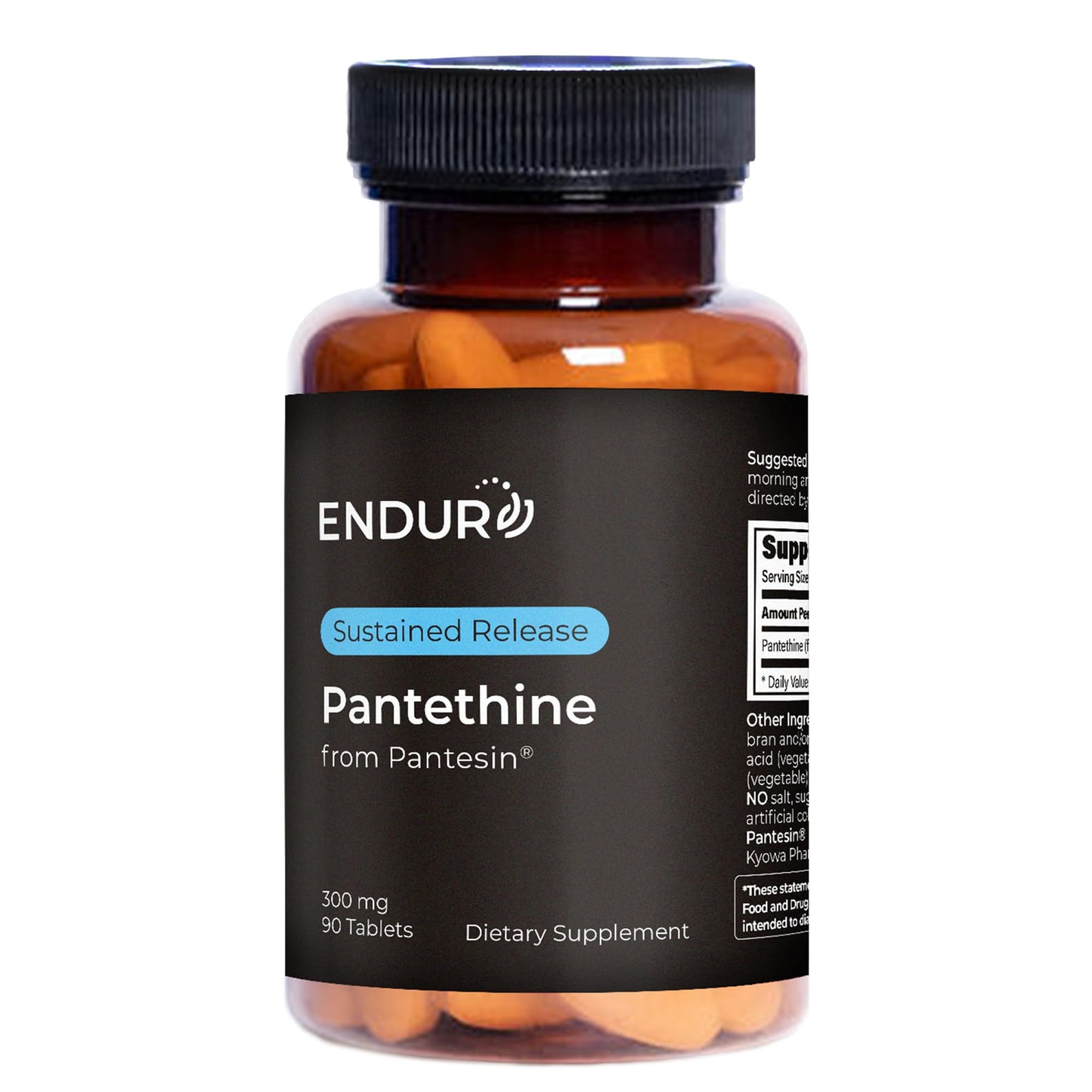 Endurance Products Endur Pantethine from Pantesin, Tablet, 90 Tablets