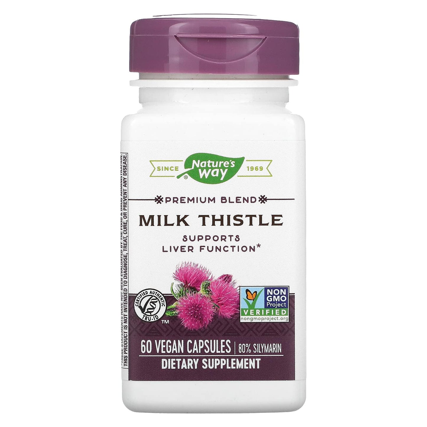 Nature's Way Milk Thistle Standard 175mg Capsule 60 Count