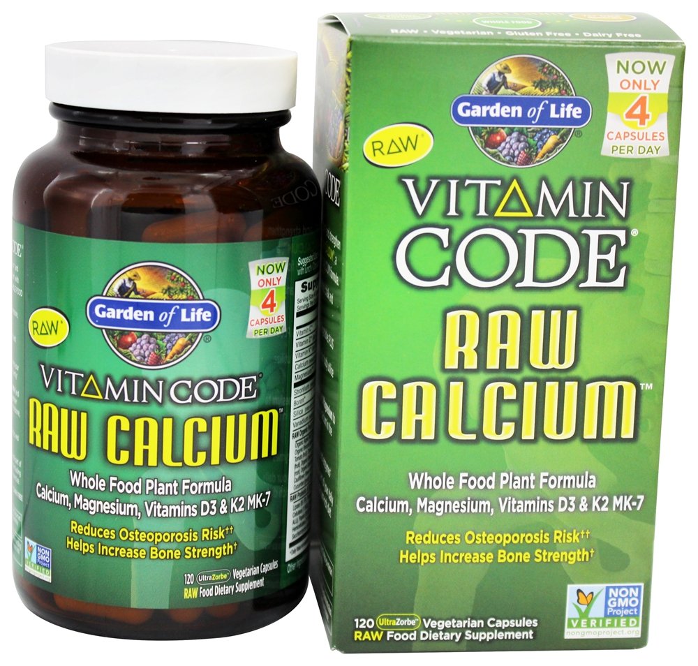 Garden of Life Vitamin Code RAW Calcium Capsule 120 Count