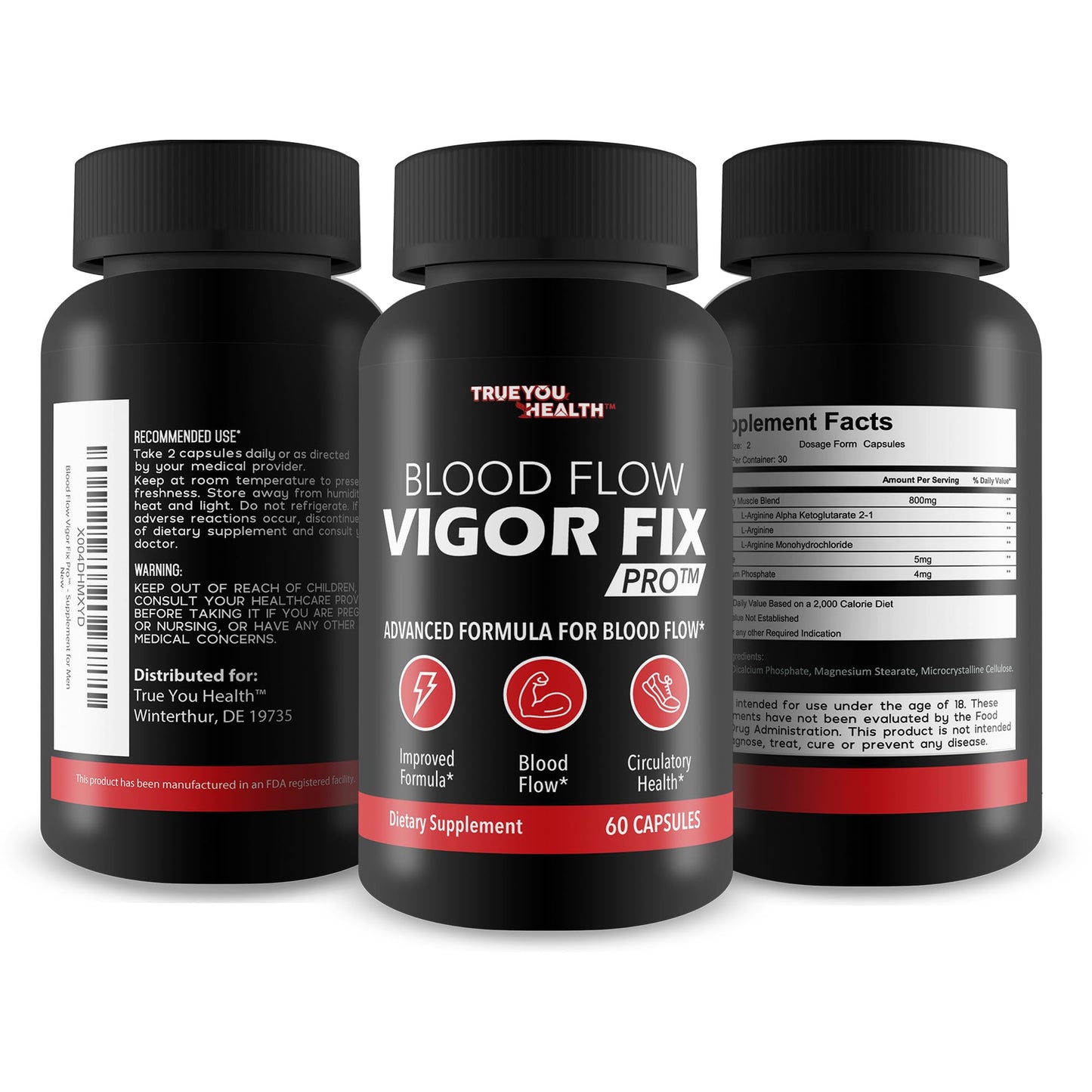 True You Health Blood Flow Vigor Fix Pro Capsule 60 Capsules