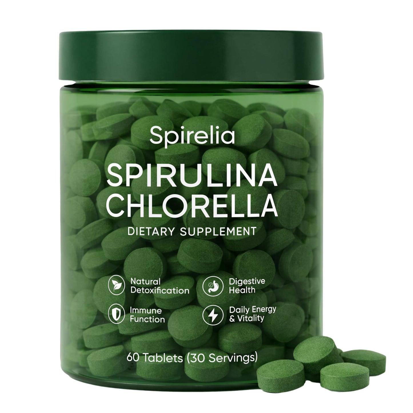 Art anime Spirelia Spirulina & Chlorella Tablets, 60 Tablets
