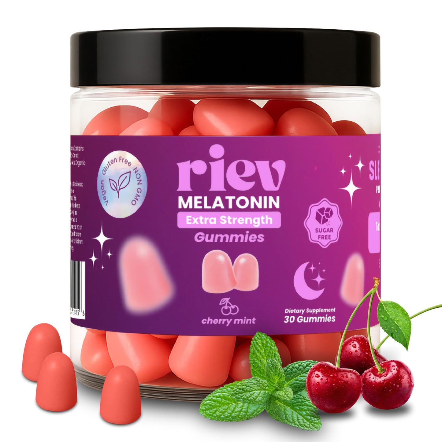riev Extra Sleep Gummies Gummy 30 Count