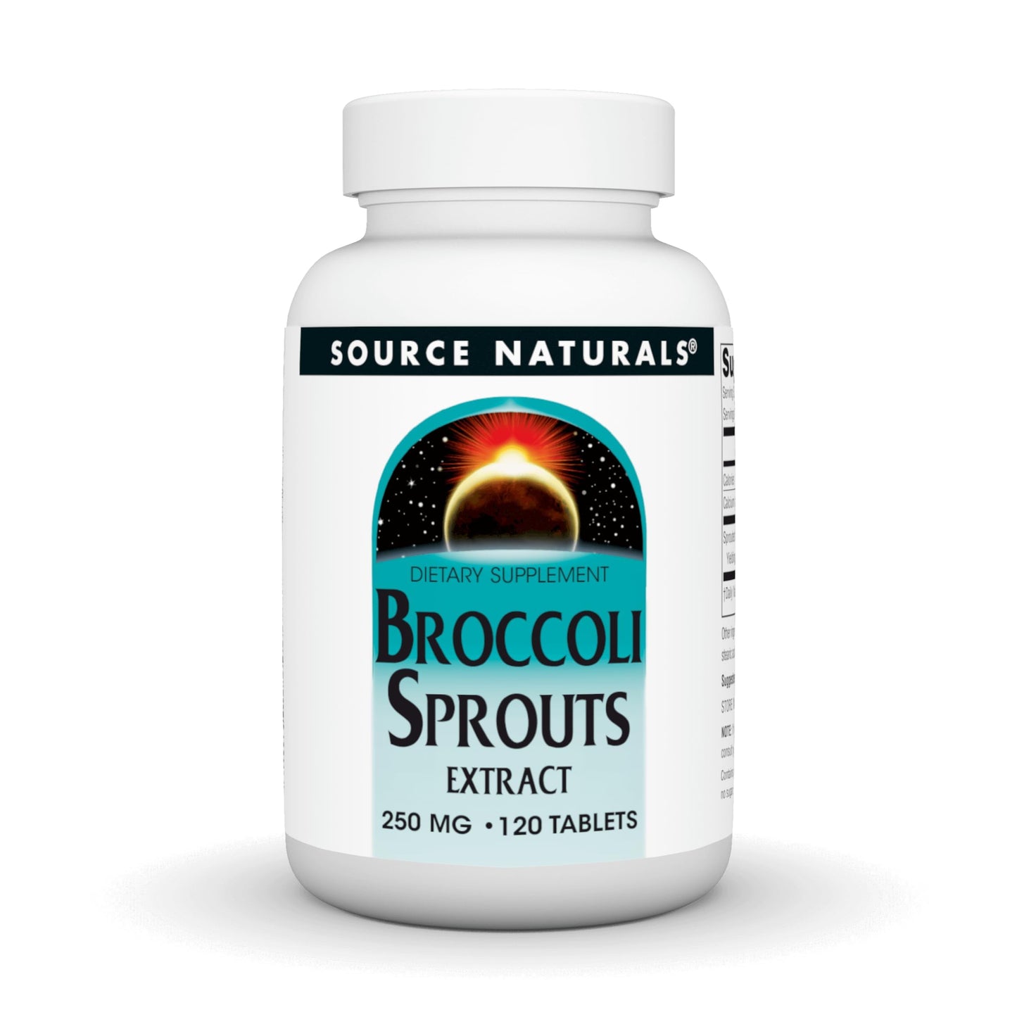 Source Naturals Broccoli Sprouts Extract, 250 mg Tablet, 120 Tablets