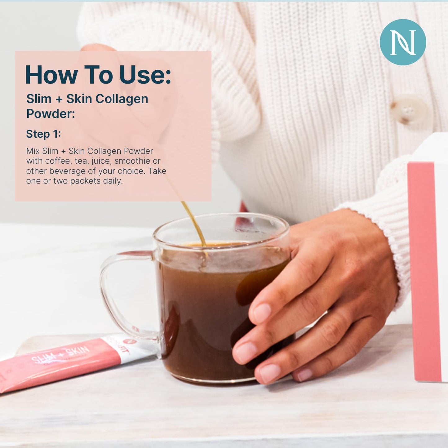 NEORA NeoraFit Slim + Skin Collagen Powder 6.3 Ounce