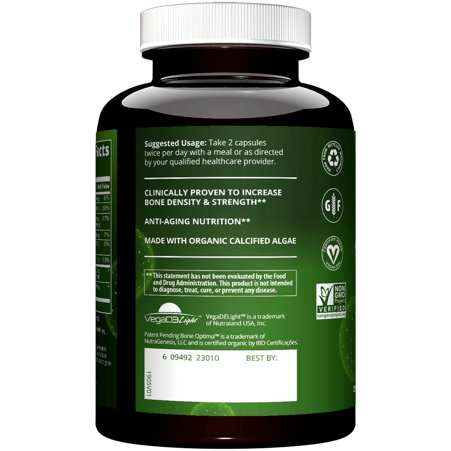 MRM Vegan Bone Maximizer 120 Capsules