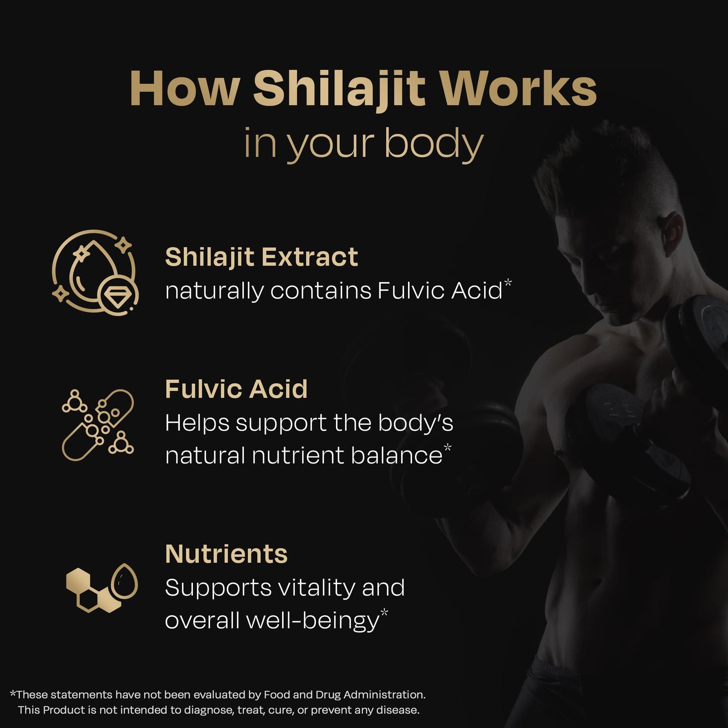 Auric Shilajit/Shilajeet Energy Capsules, 60 Capsules