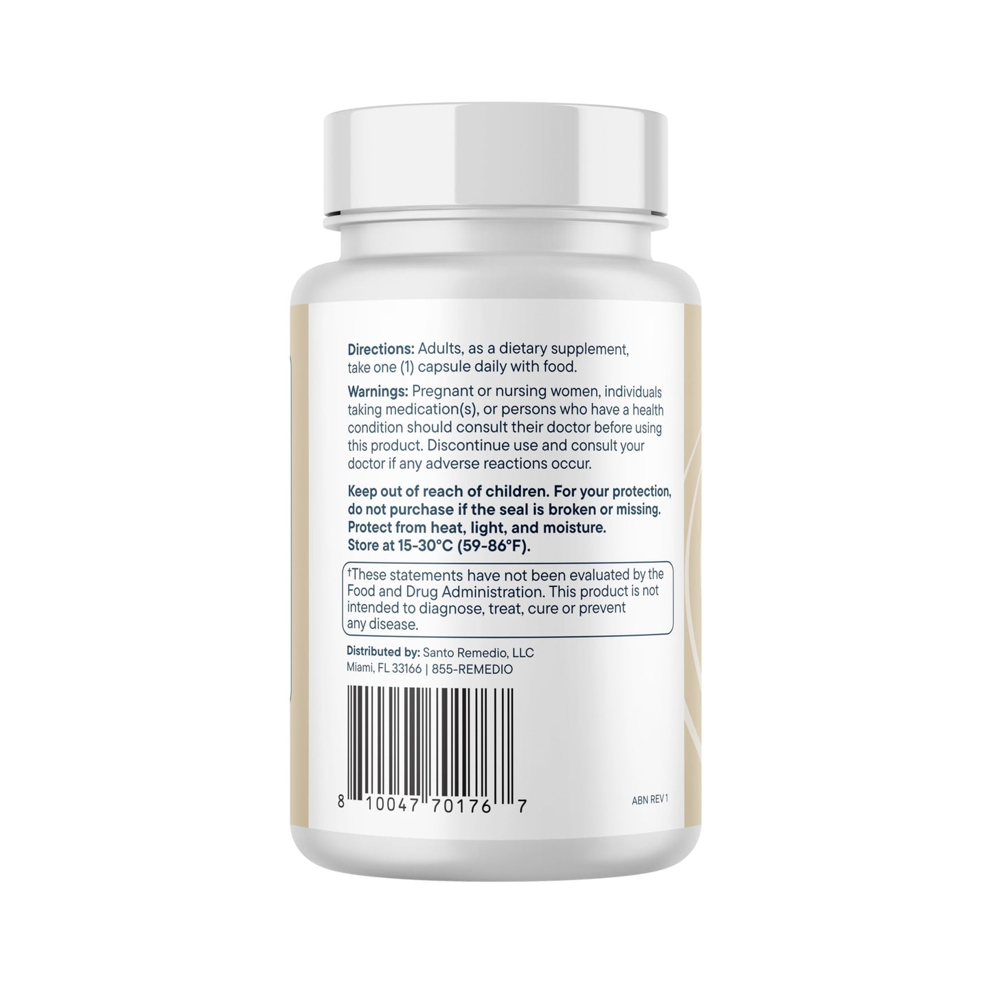 Santo Remedio Vision+ Capsules 30 Count
