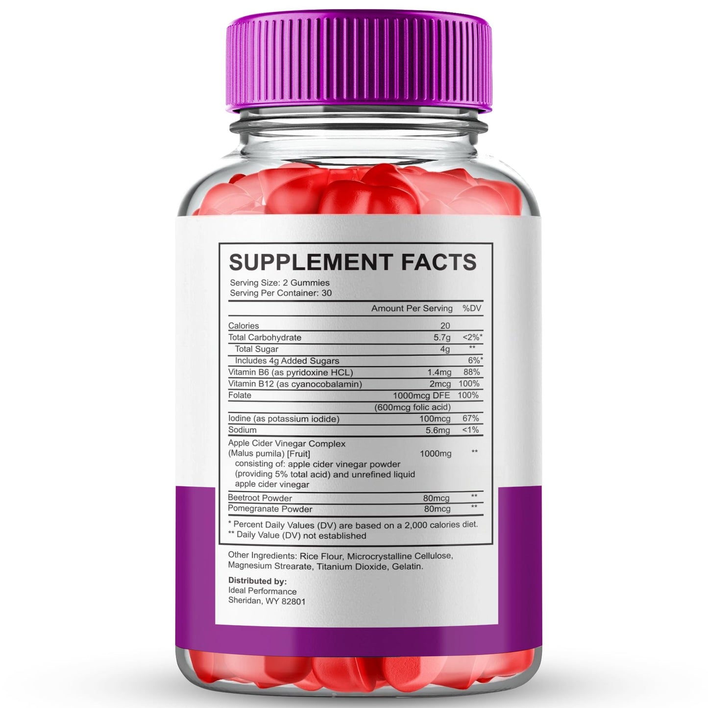 Ideal Performance Fast Active Keto Gummies 60 Count