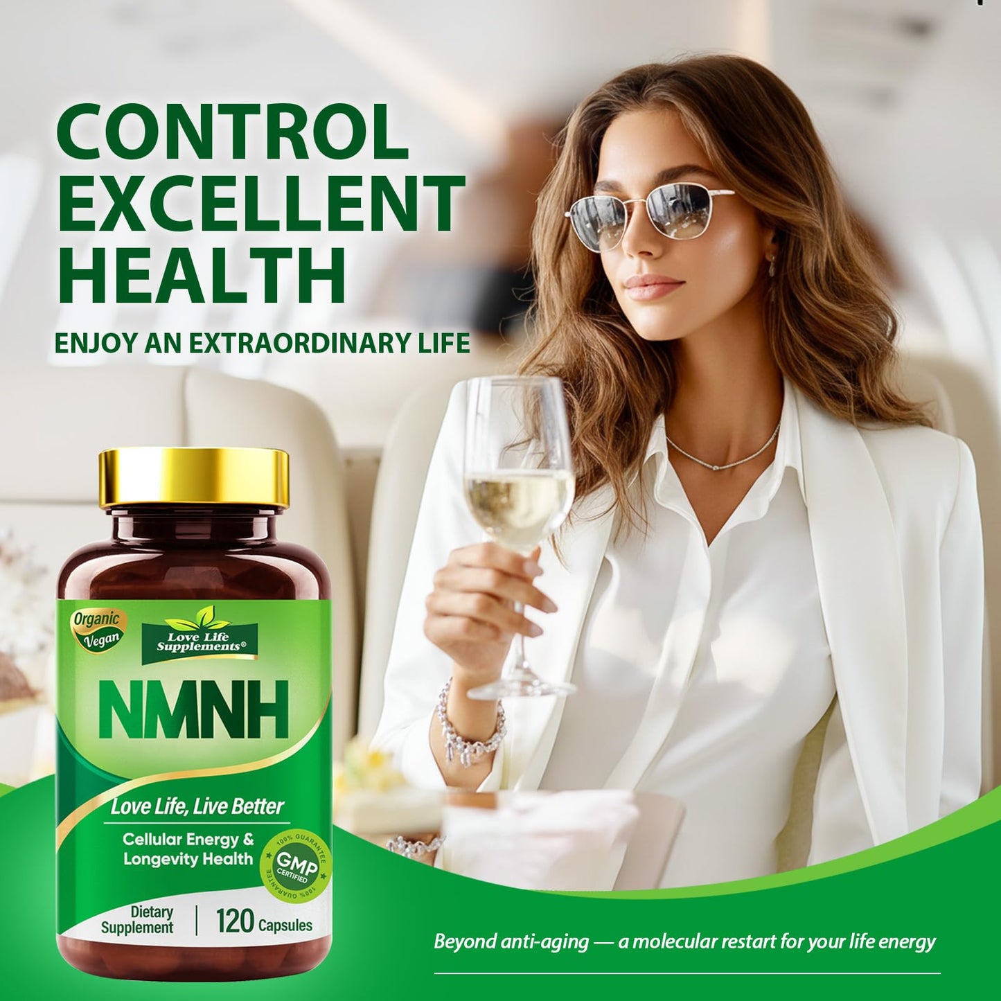 Love Life Supplements NMNH (NMN Supplement Alternative) Capsule, 120 Capsules