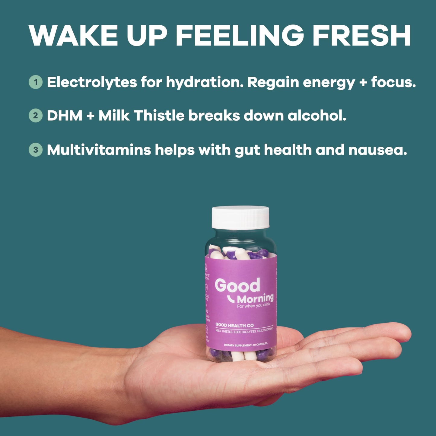 Good Health Co Good Morning Wellness Pills 90 Capsules
