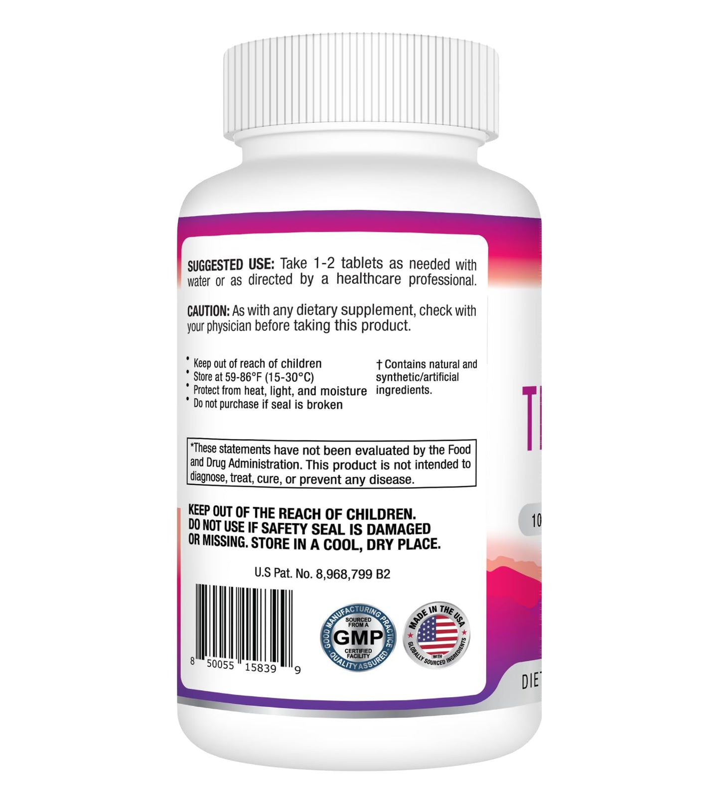 Best Earth Naturals Time Release Caffeine with L-Tyrosine, Vitamin B6, Vitamin B12, Thiamin & More Energy Supplement Tablet, 40 Count